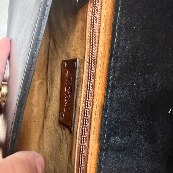 NWT Patricia Nash the perfect leather clutch on chain - Picture 8 of 11